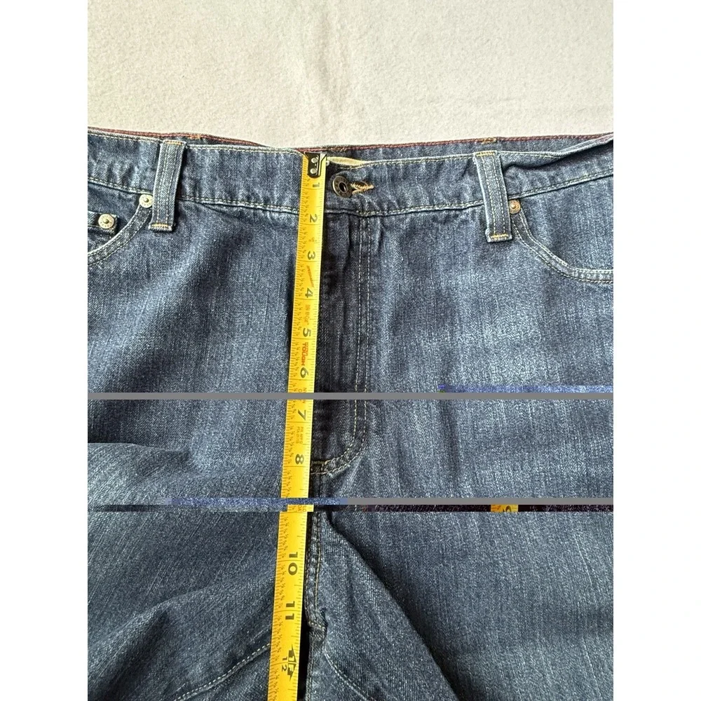 L.L.Bean Mens Jeans 40x34 Blue Classic Fit 100% Cotton Denim Pants